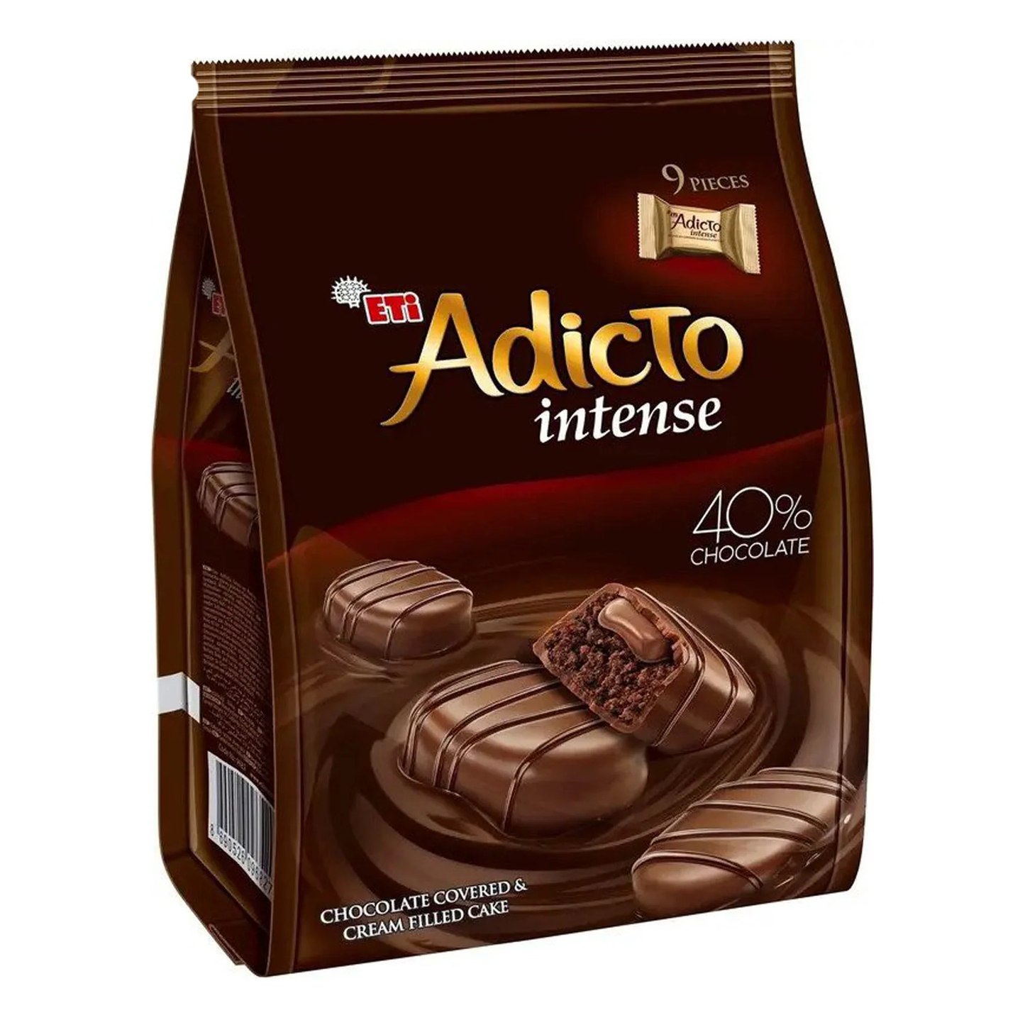 Eti Adicto Intense Chocolate  Brownie 12 x 144 Gr