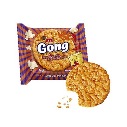 Eti Gong Rice Cake Hot & Cheesey 34 gr