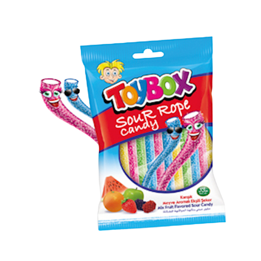 Toybox Sour Rope Candy 80 g