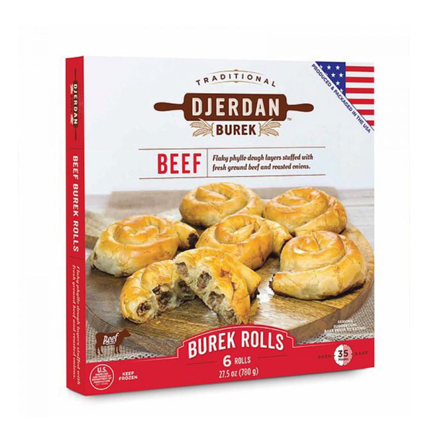 Djerdan Burek Beef Rolls 850 gr