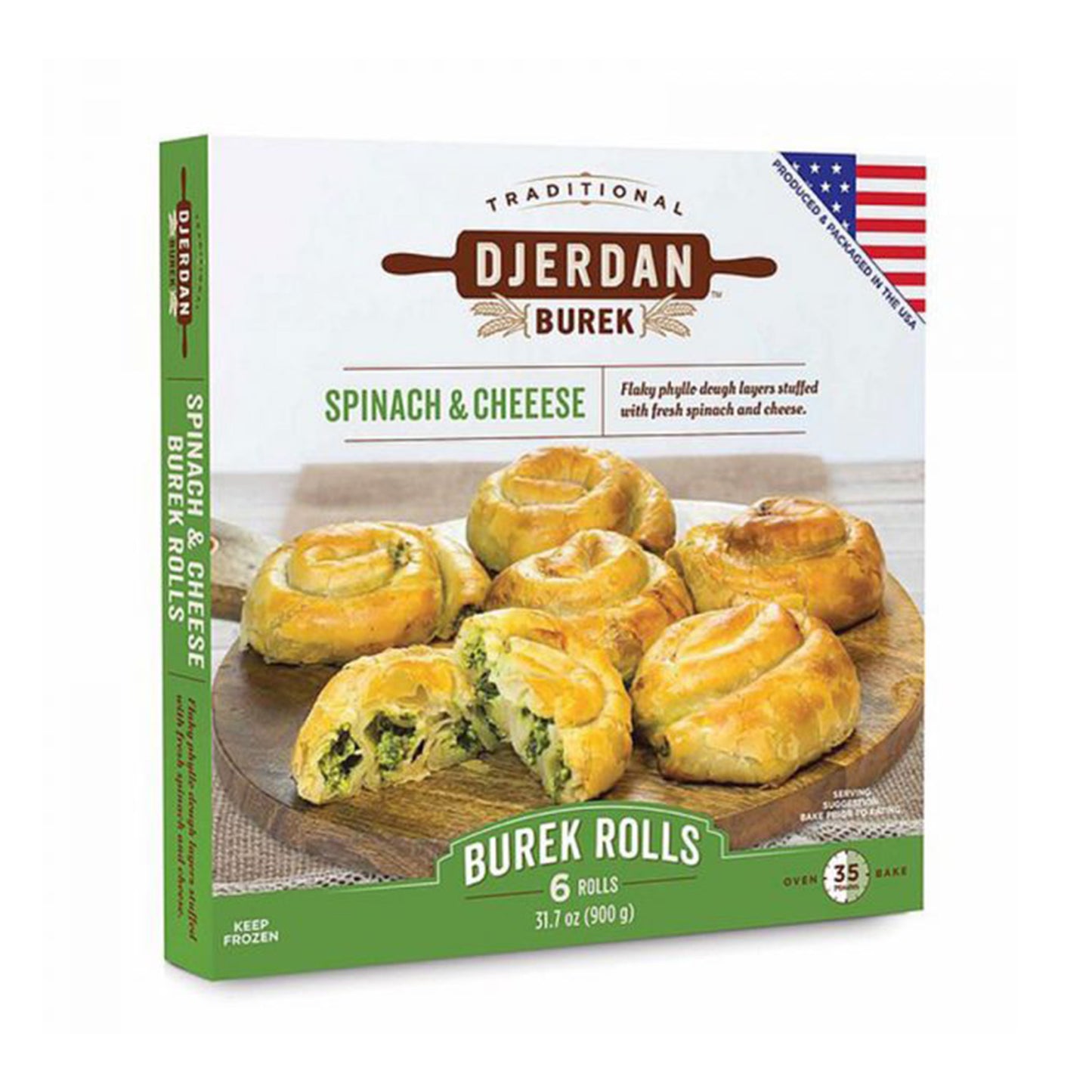Djerdan Spinach&Cheese Rolls Pastries 850 gr