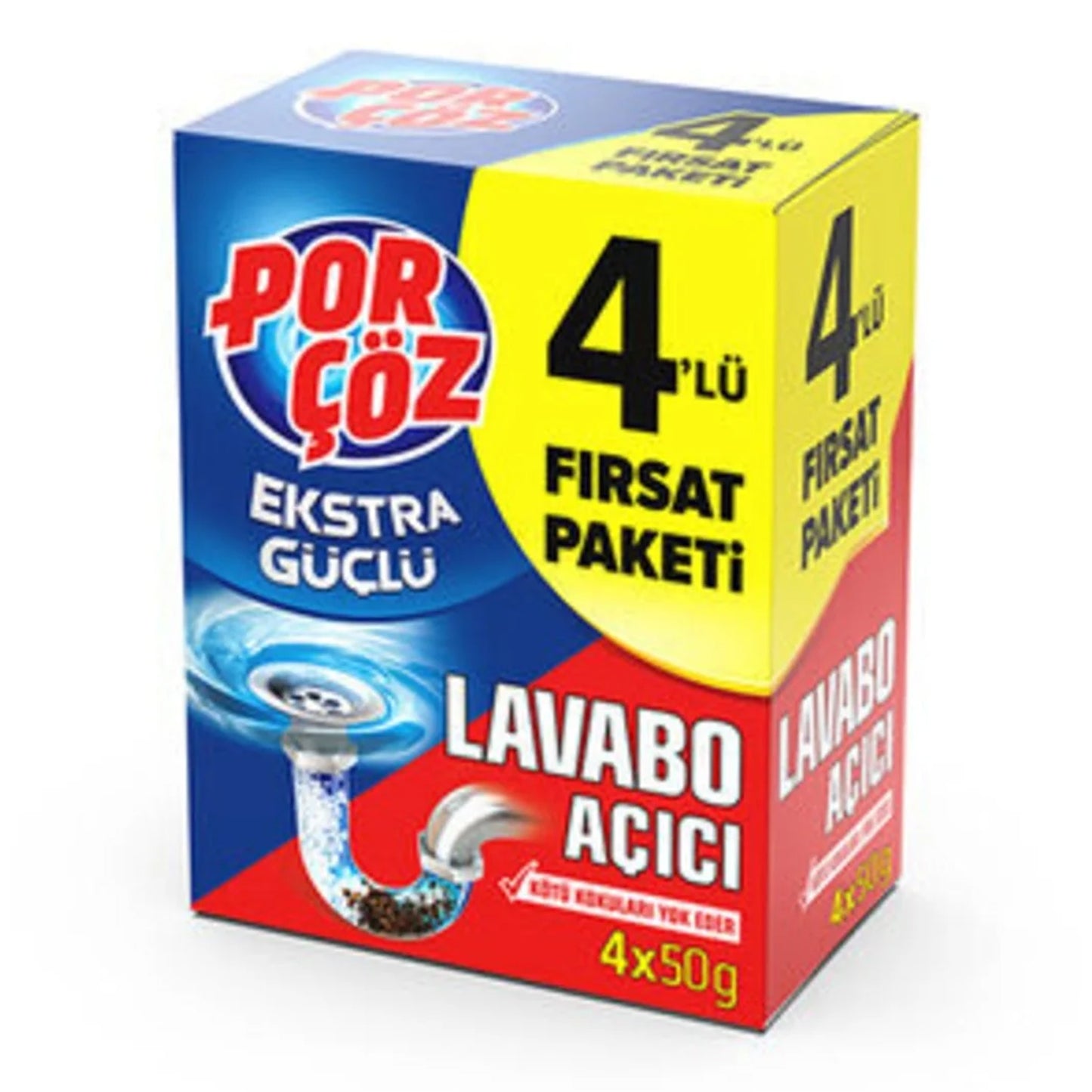 Por Coz Granular Drain Cleaner4x50 gr