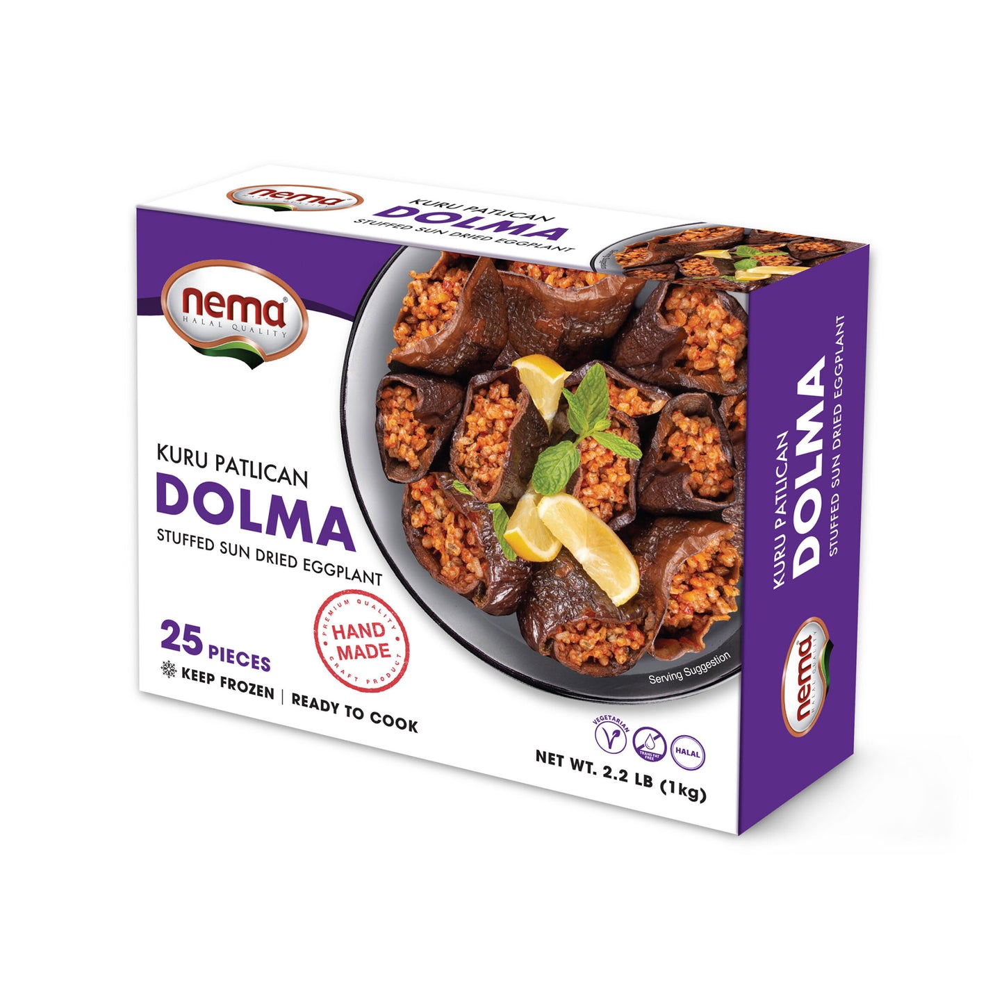 Nema Stuffed Sun Dried Eggplant 2.2 LB (1 KG)