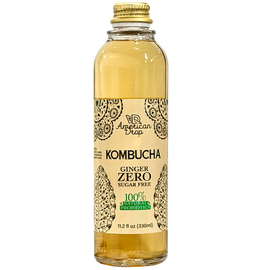 American Drop Kombucha Zero Ginger 330 ml