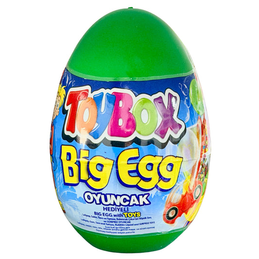 Toybox Big Egg (Lollipop+Toys+Gum+Tattoo) 12.5 gr