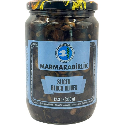Marmarabirlik Black Olives Sliced 12 oz (350 gr)