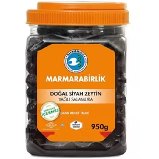 Marmarabirlik Black Olives 3xs 34.03 oz (950 Gr)
