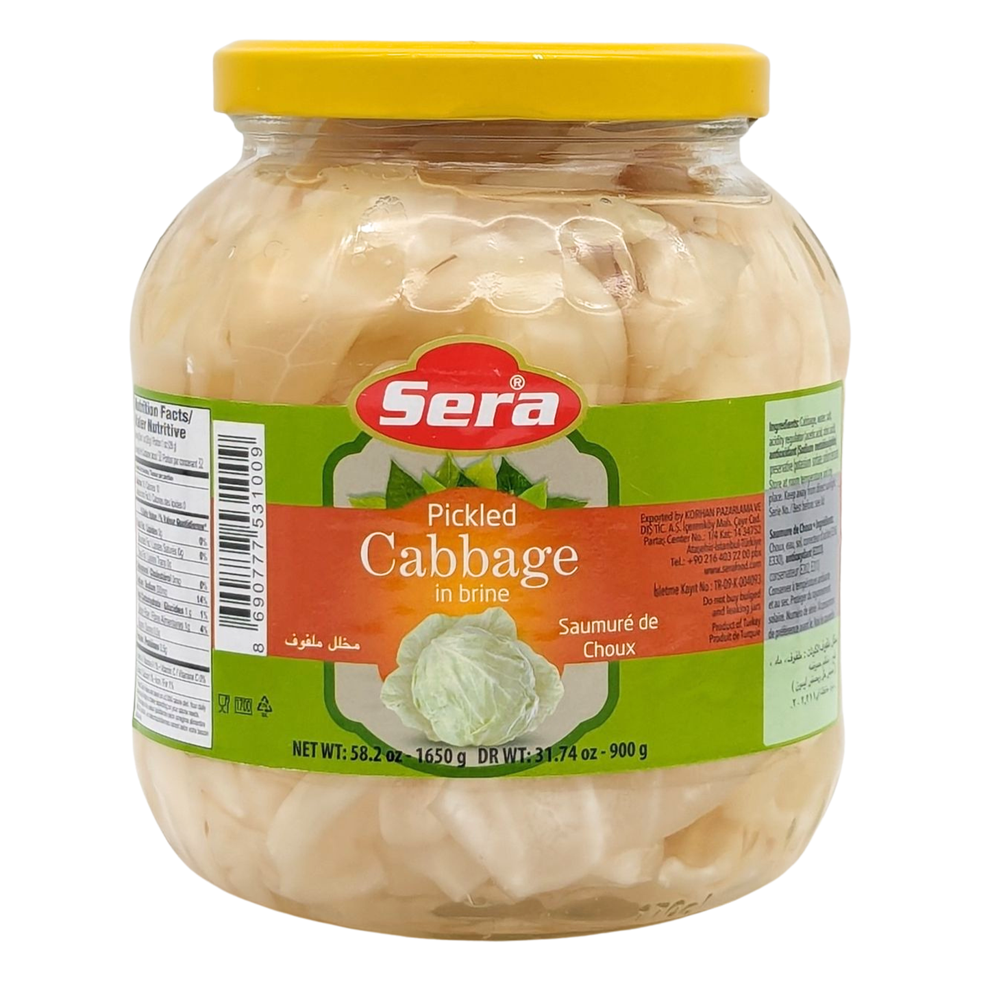 Sera Pickled Cabbage 1650 g