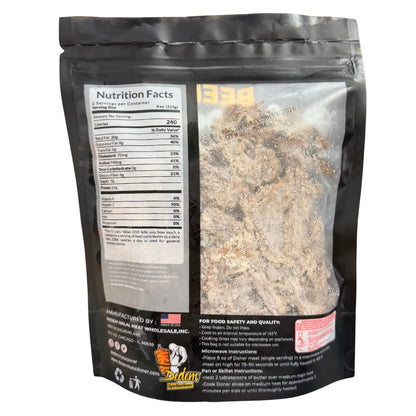 Dedem Beef Gyro Doner Kebap 8 Oz (227 gr)