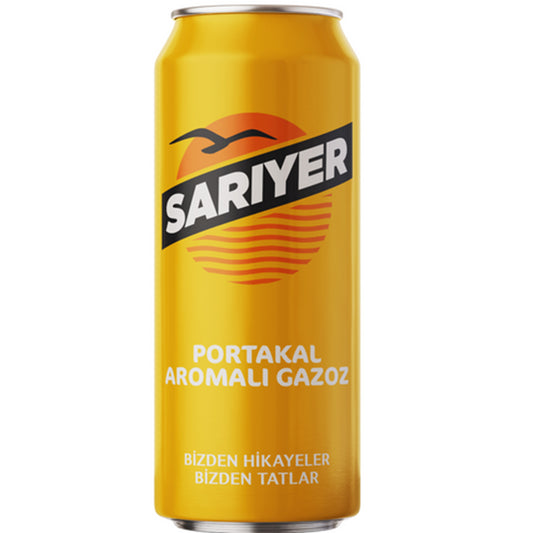 Sariyer Orange Flavored Carbonated Drink Can 11.15 FL(330 ml)