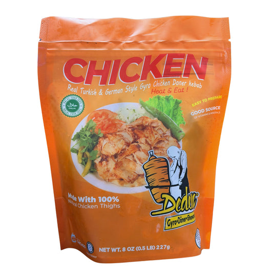 Dedem Chicken Gyro Doner Kebap 8 Oz (227 gr)