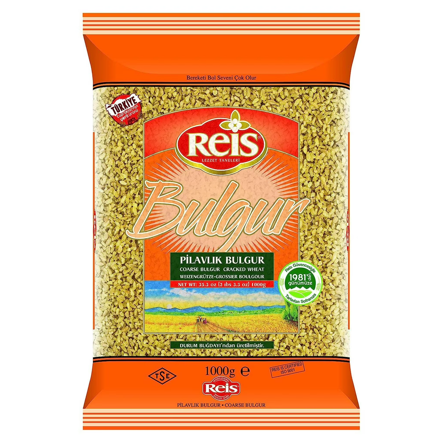 Reis Coarse Bulgur 2.2 lbs (1 Kg)