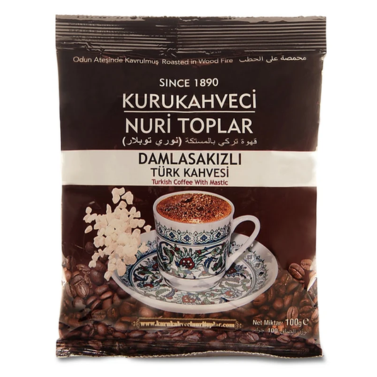 Nuri Toplar Turkish Coffee Mastik Gum 100  gr