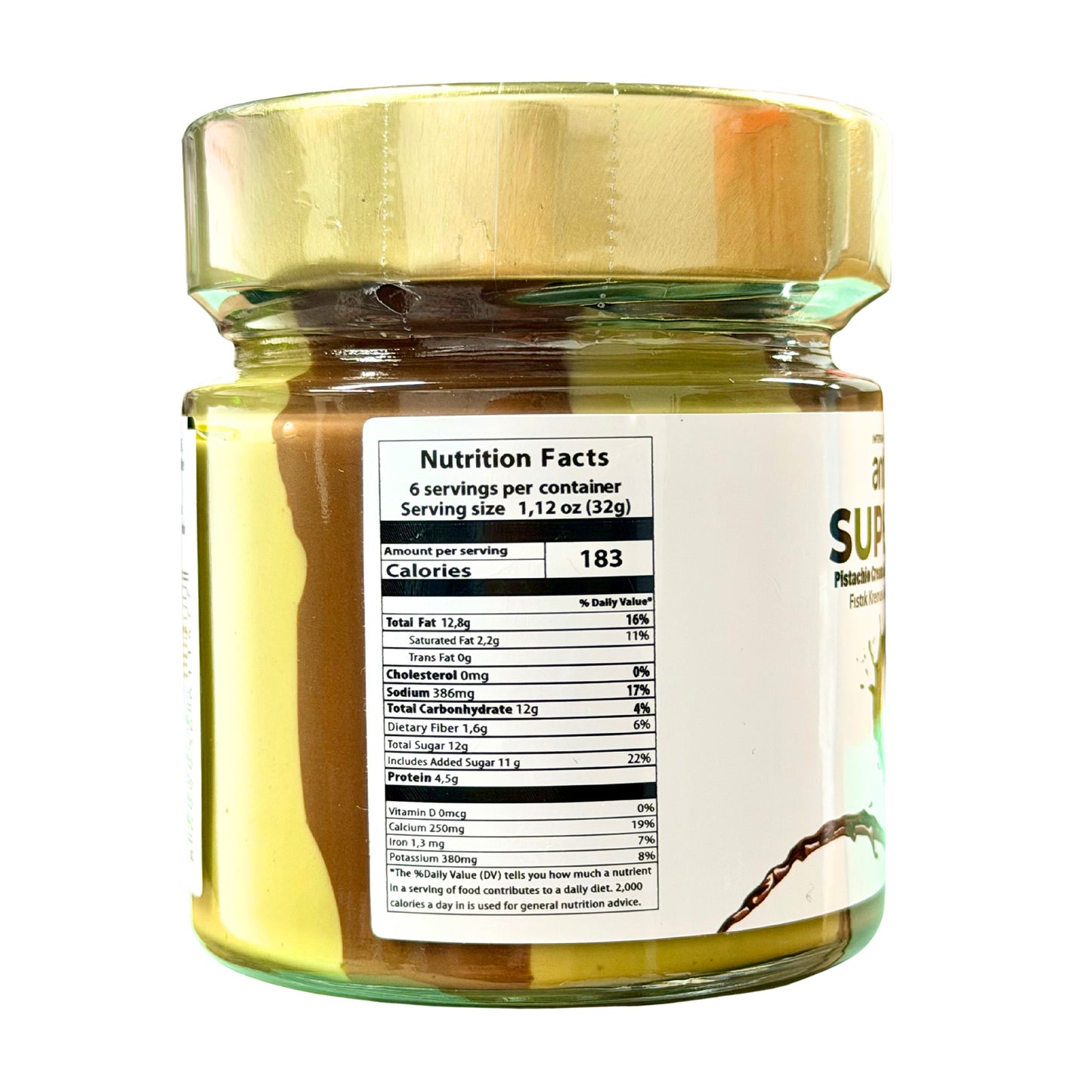 Antebella Super Mix Pistachio & Chocolate Spread 30% 200 gr