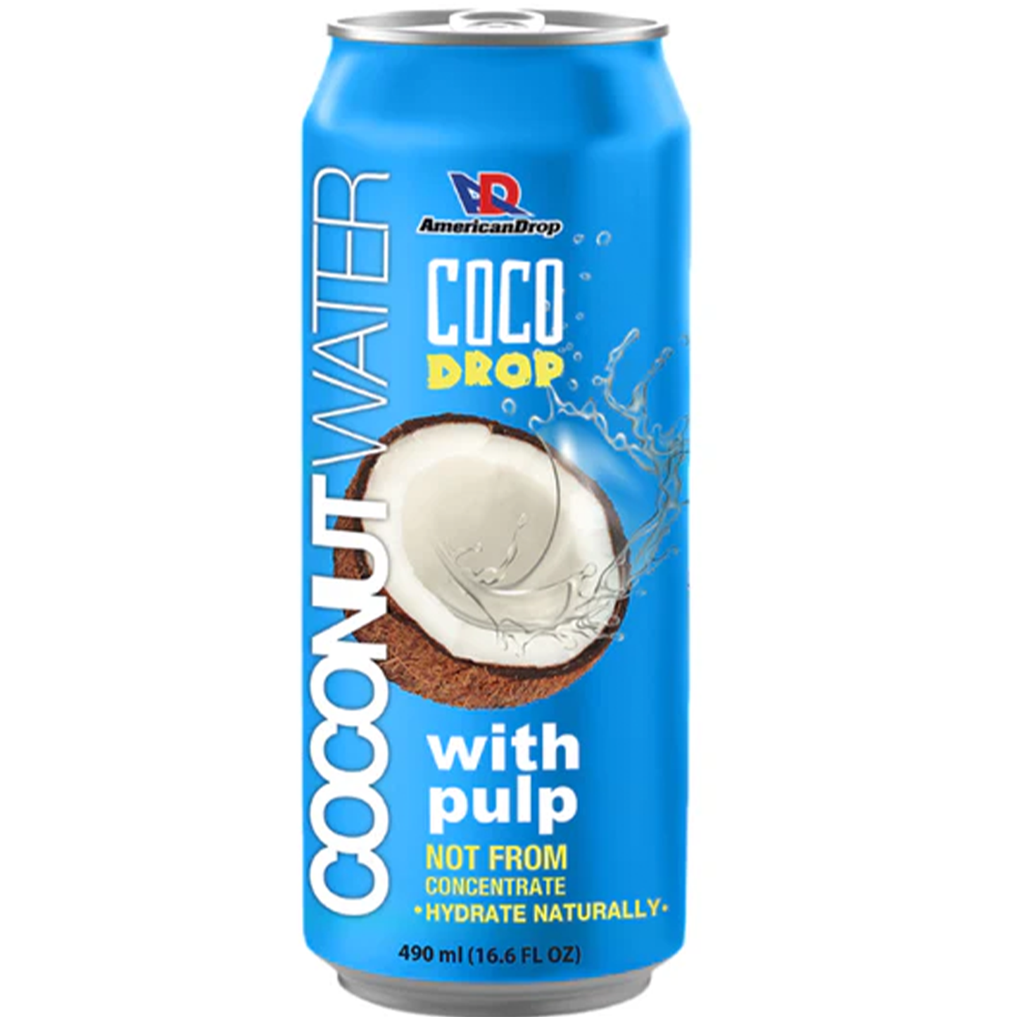 AmericanDrop Coco Drop Coconut w Pulp Can 490 ml