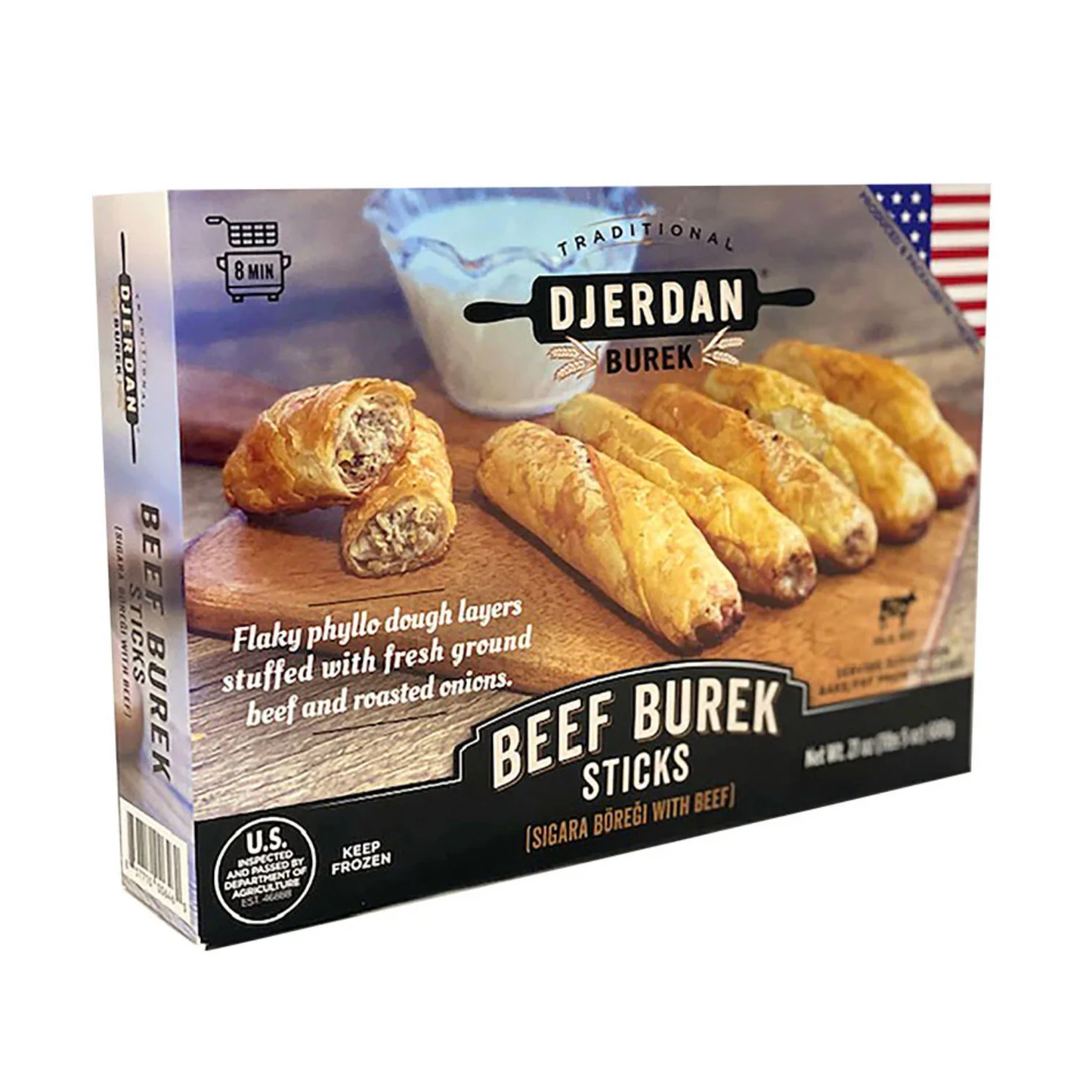 Djerdan Beef Stick Pastries 600 gr