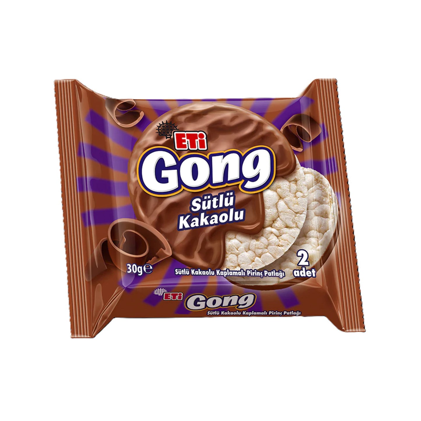 Eti Gong Rice Cake Milk&Cocoa 30 gr