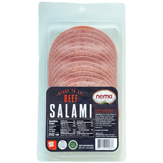 Nema Sliced Beef Salami 4 Oz (113 gr)