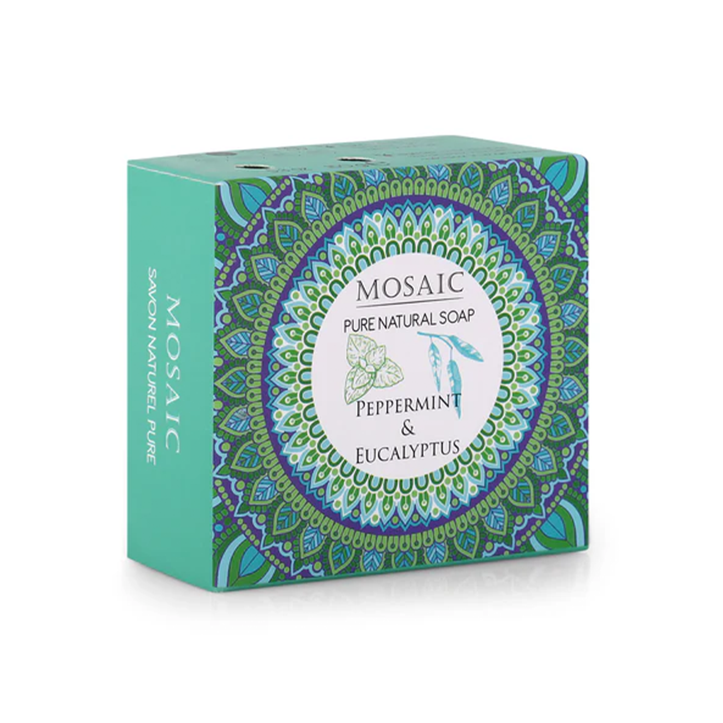 Mosaic Peppermint Eucalyptus Soap 5.3 Oz (150 Gr)