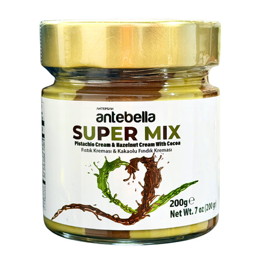 Antebella Super Mix Pistachio & Chocolate Spread 30% 200 gr