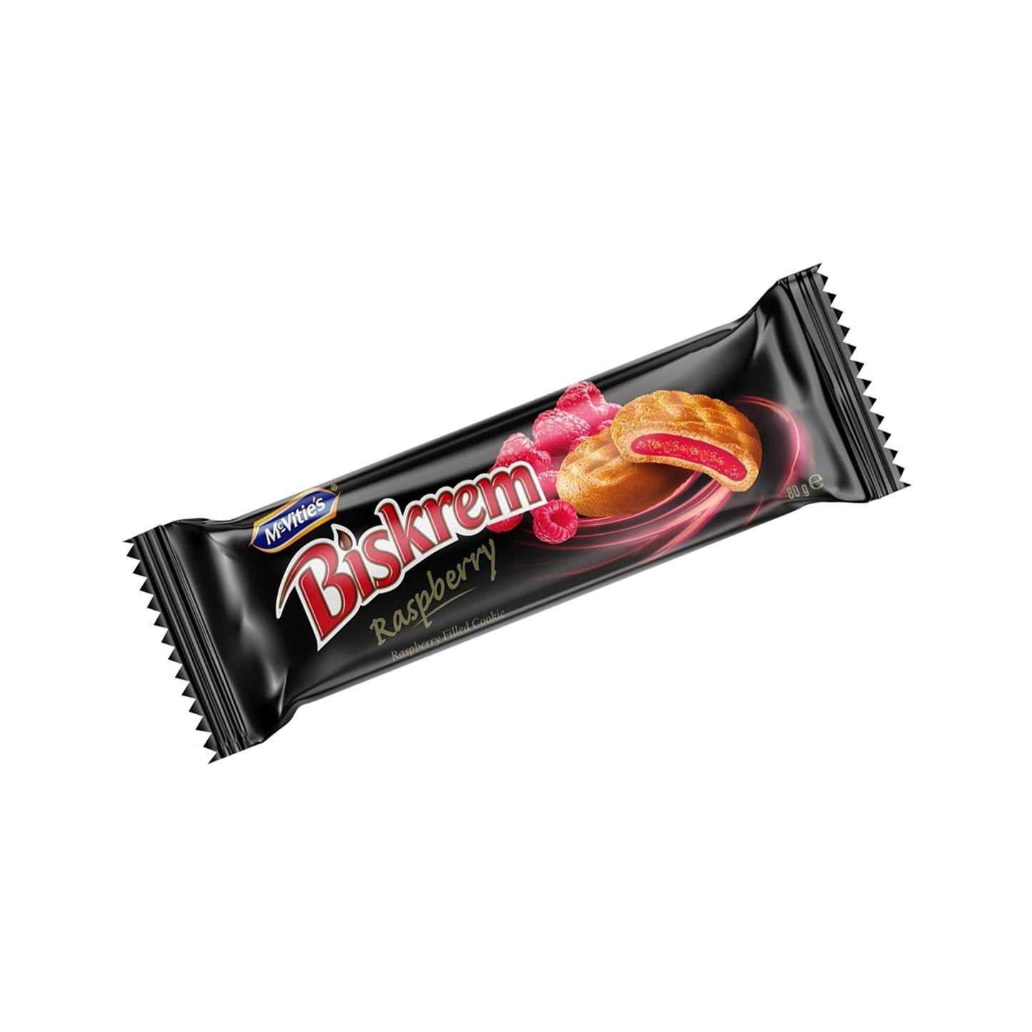McVities Biskrem Raspberry Biscuits w Raspberry Filling 80 gr