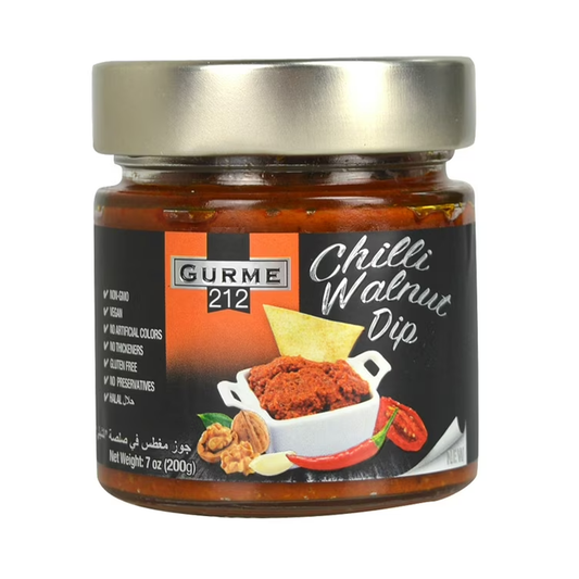 Gourmet212 Chili Walnut Dip Sauce 7 oz