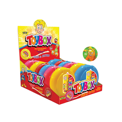 Toybox Strip Gum Flavored Hard Candy 11 gr