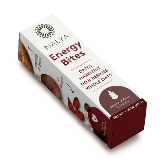 Nalya Energy Bites Dates Hazelnut Goji Berries 1.59 oz (45 gr)