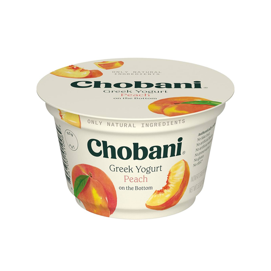 Chobani Greek Yogurt Peach 5.3 oz(150 gr)