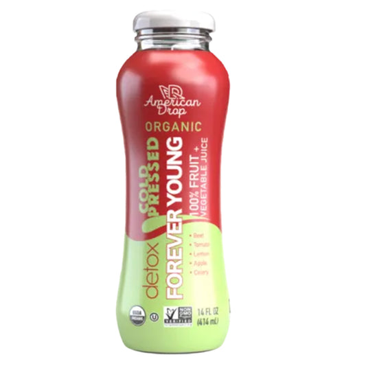 American Drop Organic 100% Detox Forever Young 14 oz (414ml)
