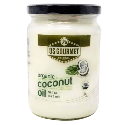 Us Gourmet Organic Coconut Oil 16 fl oz(473 ml)