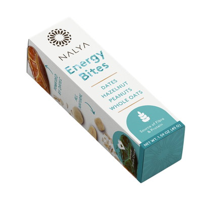 Nalya Energy Bites Dates Hazelnut Peanuts 1.59 oz (45 gr)