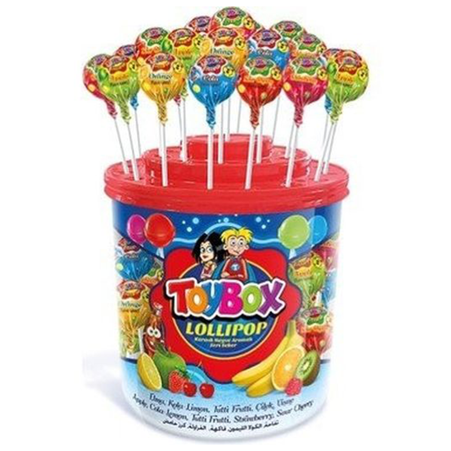 Toybox Lolipop Mixed Fruit Flavor