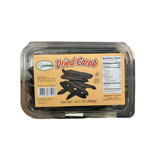 Gopher Dried Carob 400gr