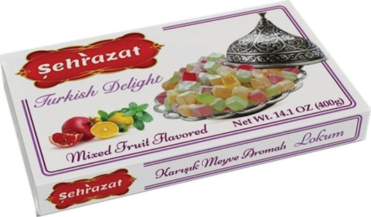 Sehrazat Turkish Delight Mix Fruit 400 Gr