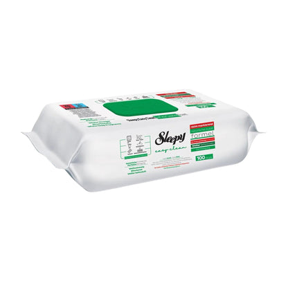 Sleepy Wet Towel White Soap Wipes 100 pcs