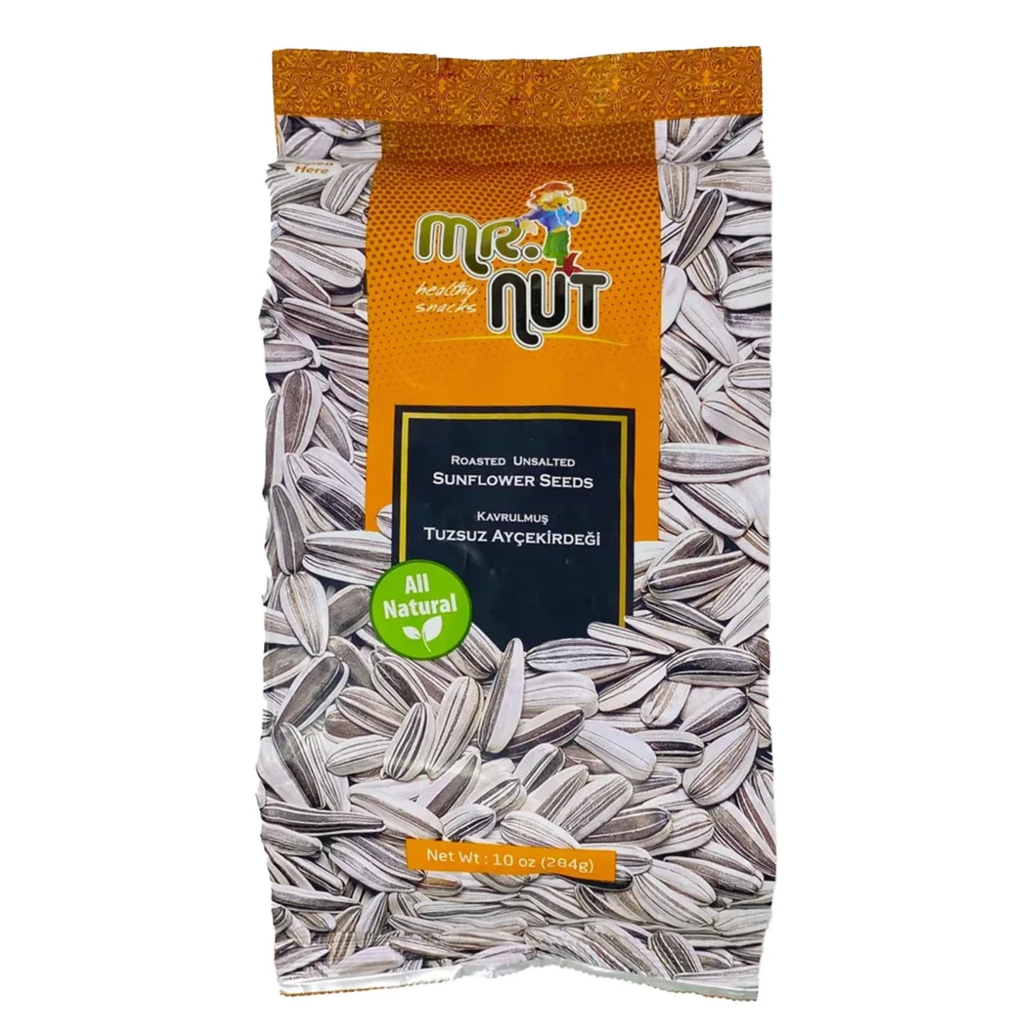 Mr. Nut Roasted Unsalted Sunflower Seeds 284 Gr