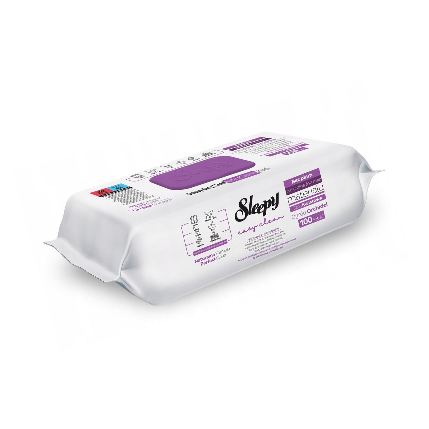 Sleepy Easy Orchid Garden Surface Cleaning  Towel 100 Sheets