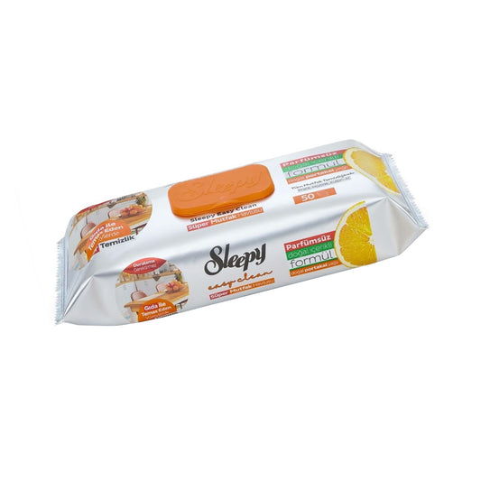 Sleepy Wet Wipes with Orange Oil 50
