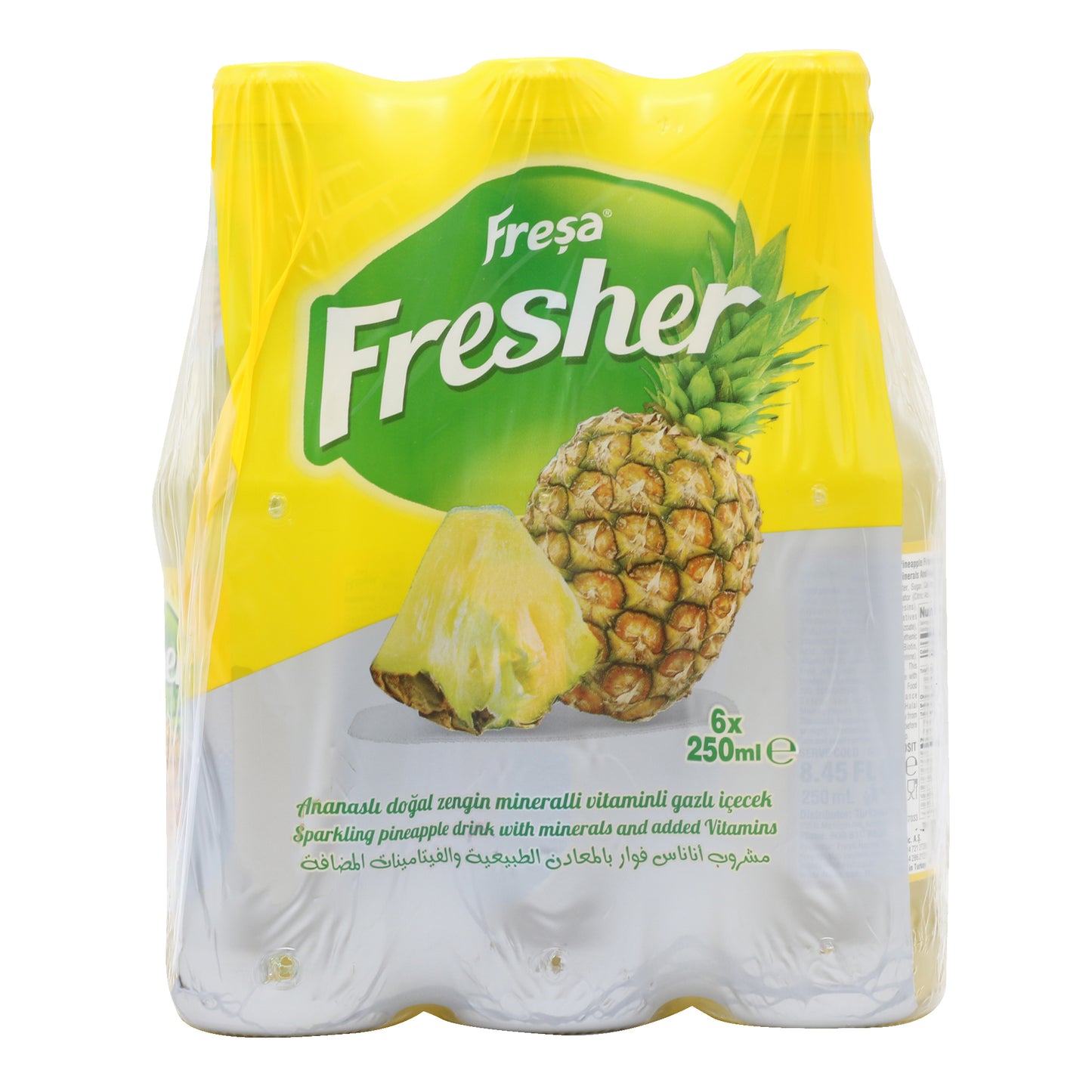 Fresa Fresher Pineapple Soda 6x250 Ml