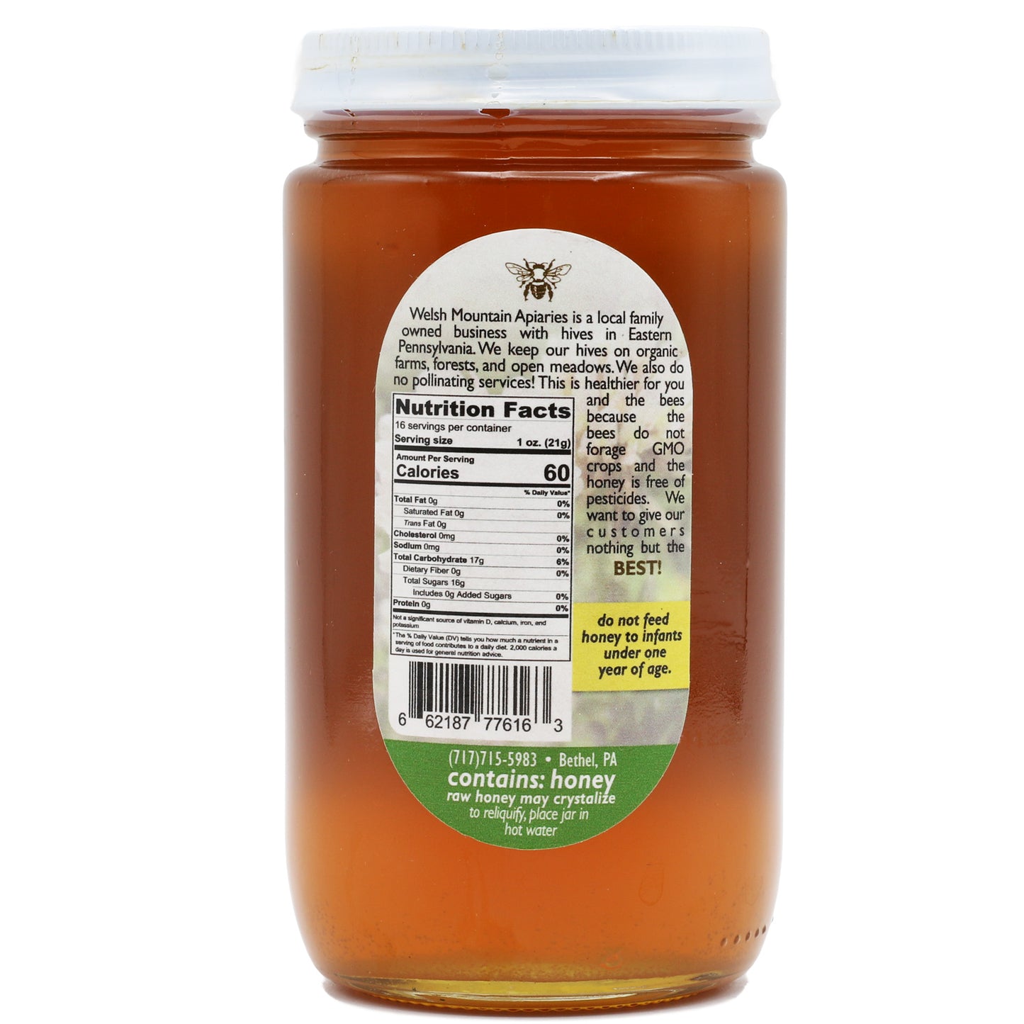 !Welsh Mountain Clover Honey 1LB