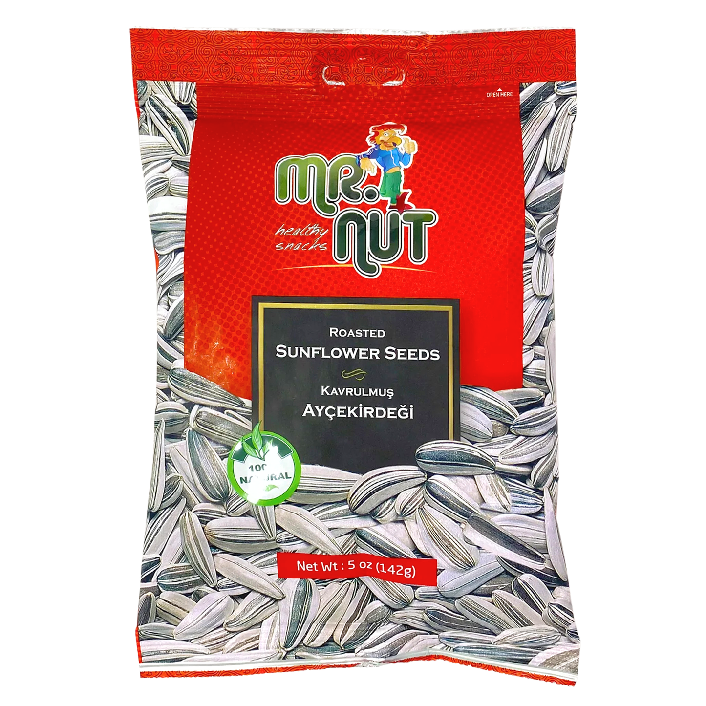 Mr Nut Roasted Sunflower Seeds 5 oz(141 g)