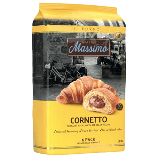 Massimo Croissant Chocolate 6 Pcs  300 Gr