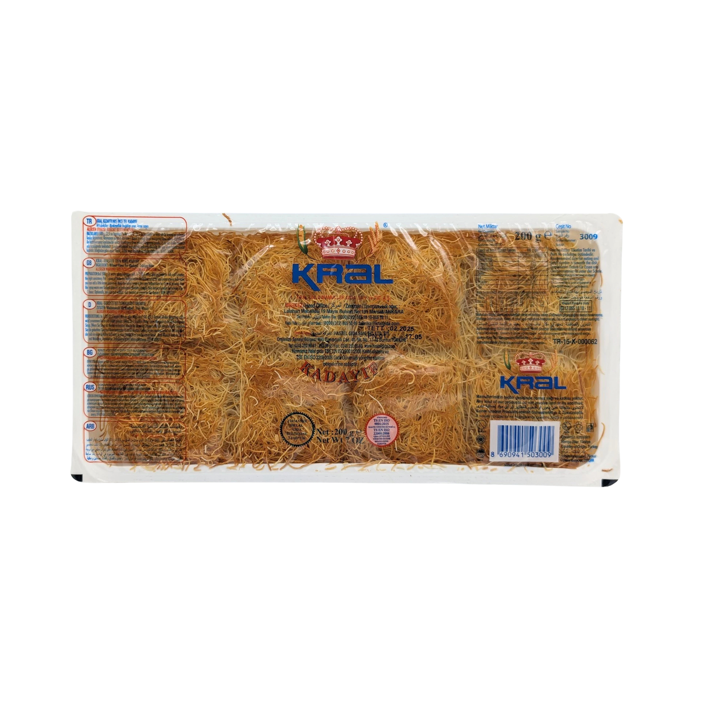 Kral Fried Kadaifi 7 oz 200 gr
