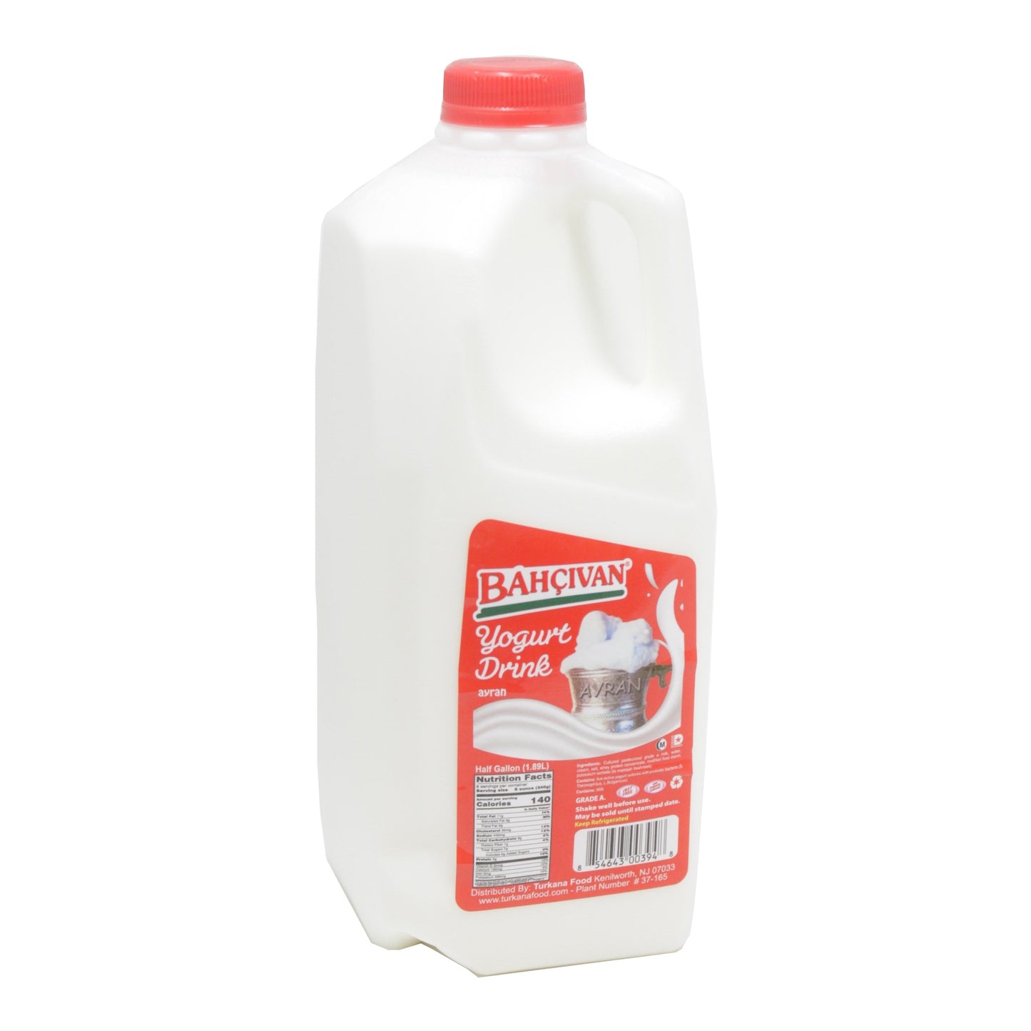 !Bahcivan Yogurt Drink Turkish Style 1/2 Gal