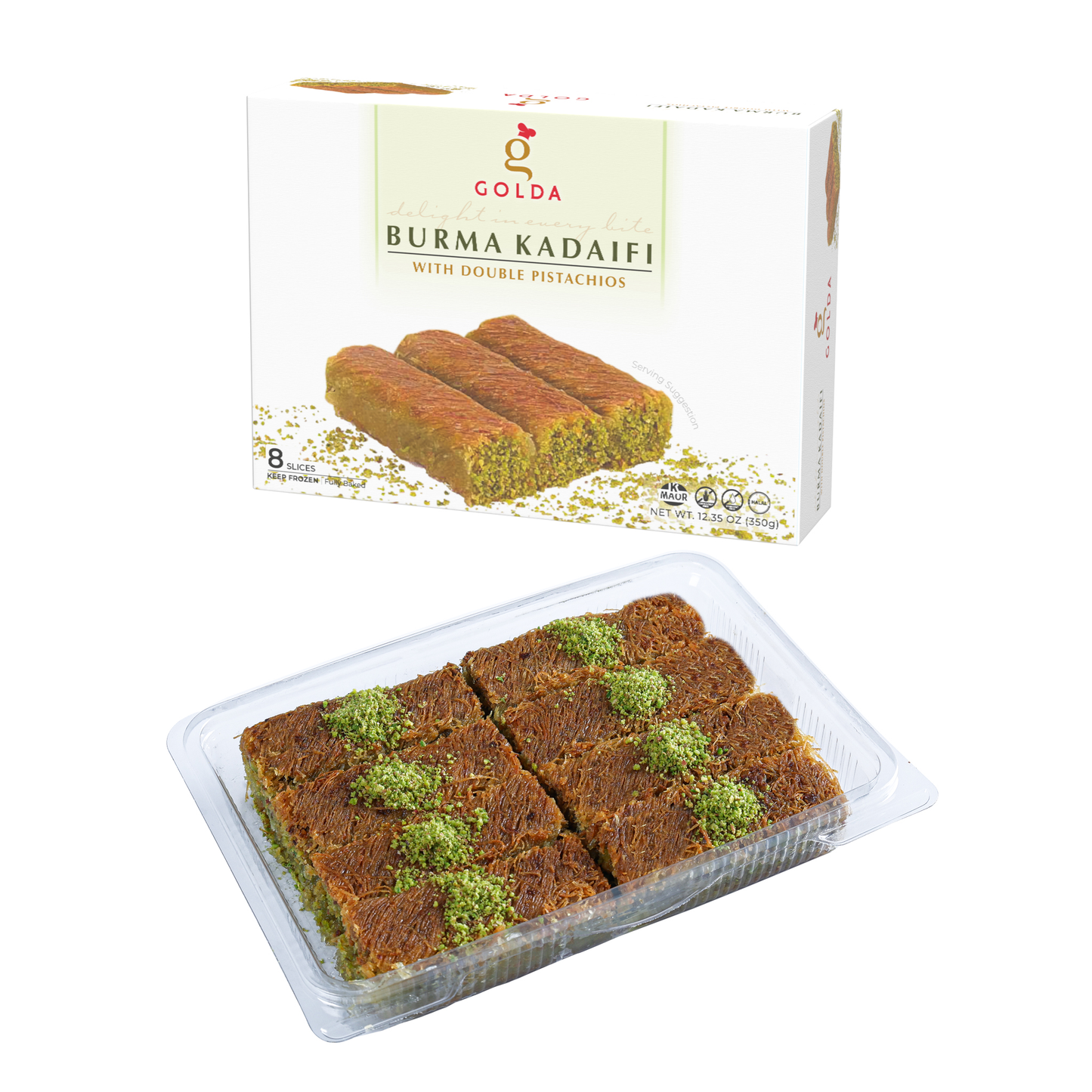 Golda Burma Kadaifi w Double Pistachios 350 gr