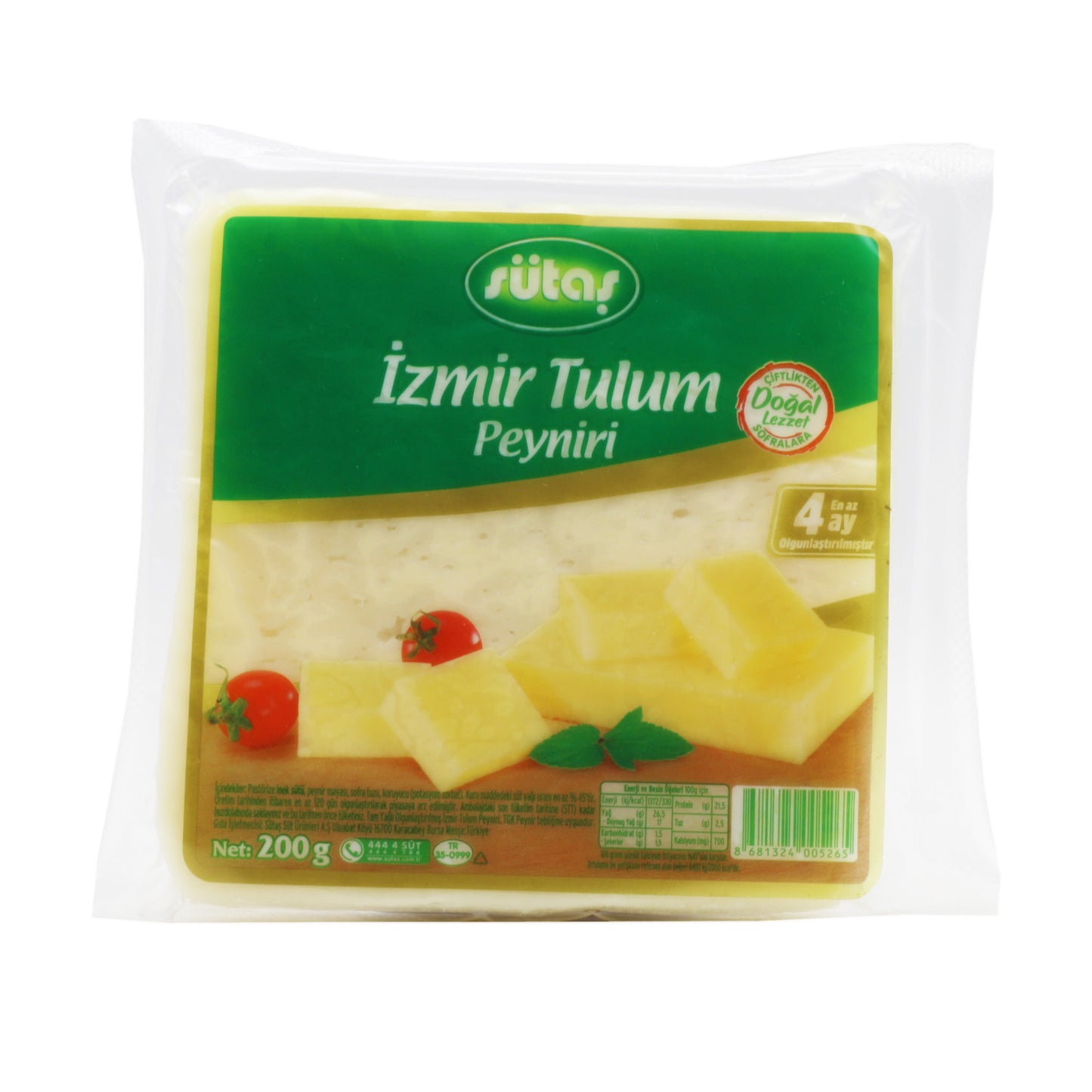 Sutas Izmir Tulum Cheese 200 Gr