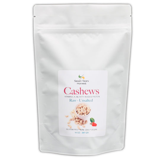 !Seven Years Harvest Raw Cashews 14 Oz (397 Gr)