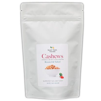 !SYH Roasted Salted Cashews 1 Lb (454 Gr )