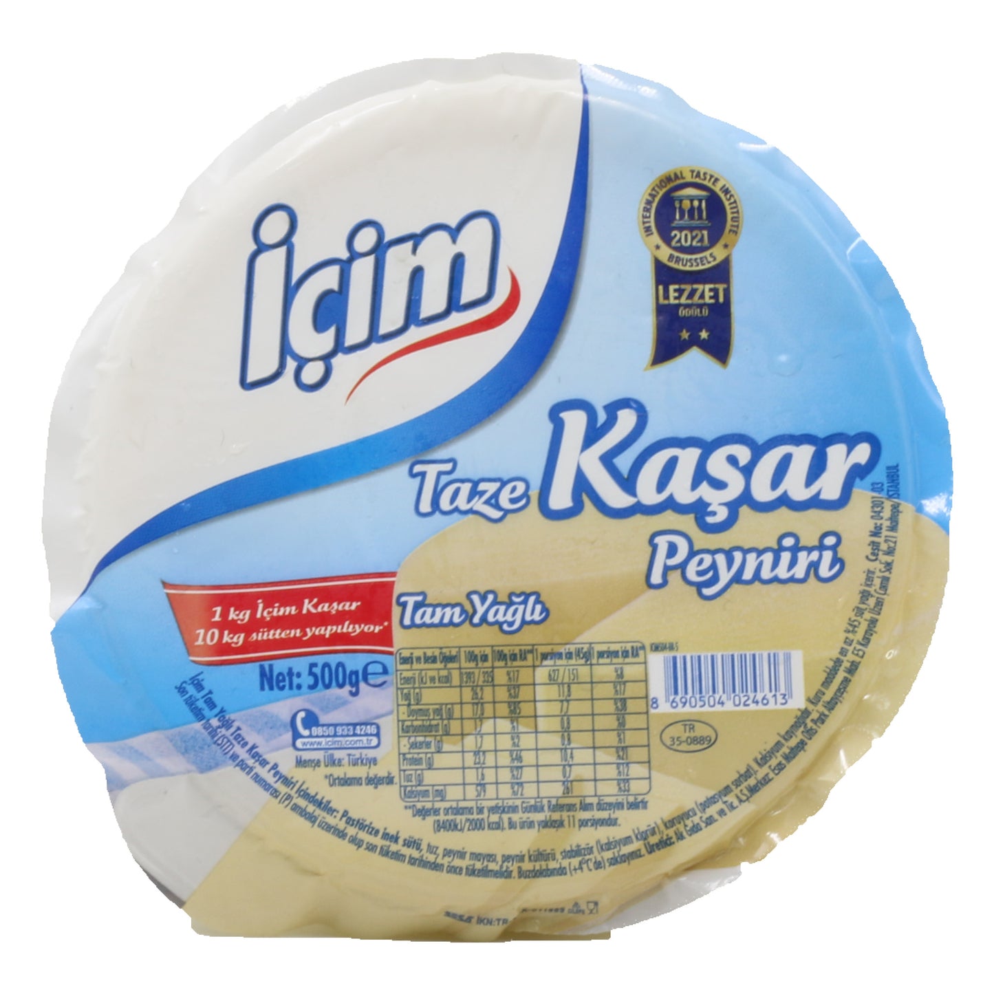 Icim Kashkaval Cheese 500 Gr